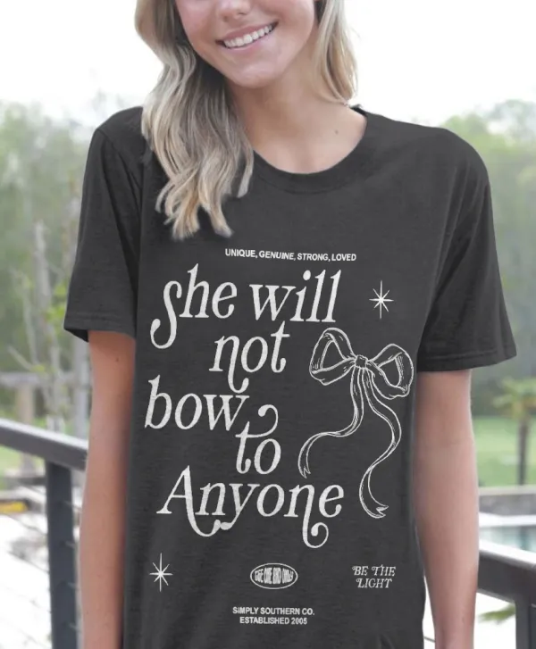 She Will Not Bow To Anything T-Shirt