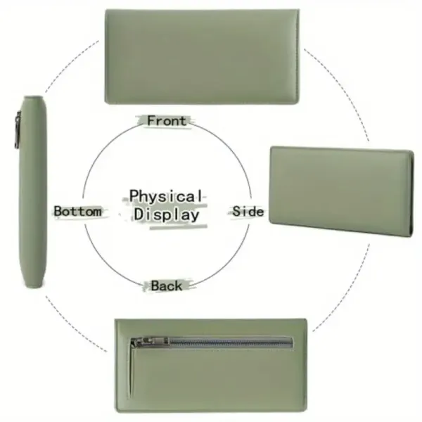 Women's Green Blocking Wallet