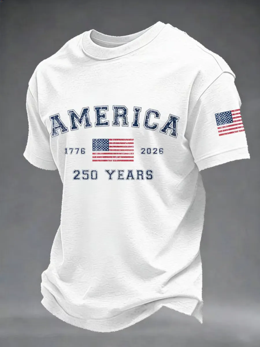 Men's 250th Anniversary Printed T-shirt