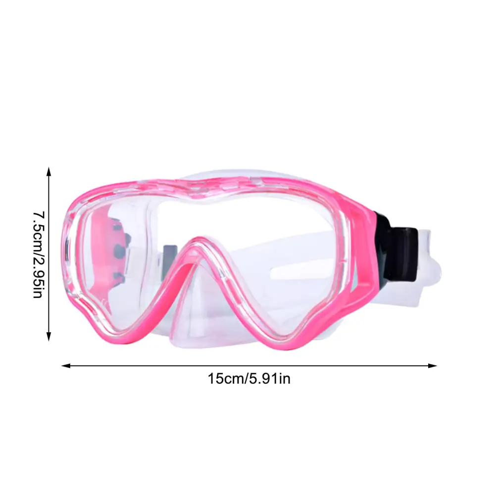 Anti-Fog Nose Strap Transparent Lens Waterproof Diving Mask