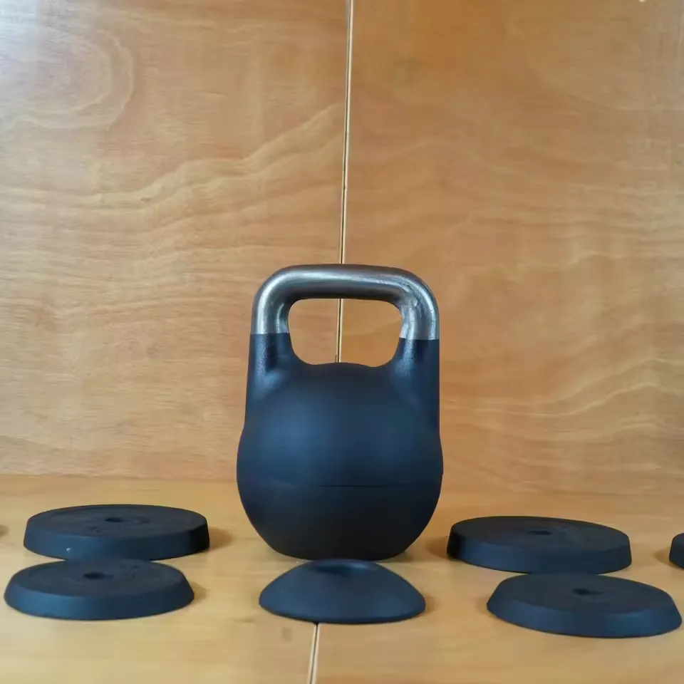 Black Adjustable Weight Kettlebell