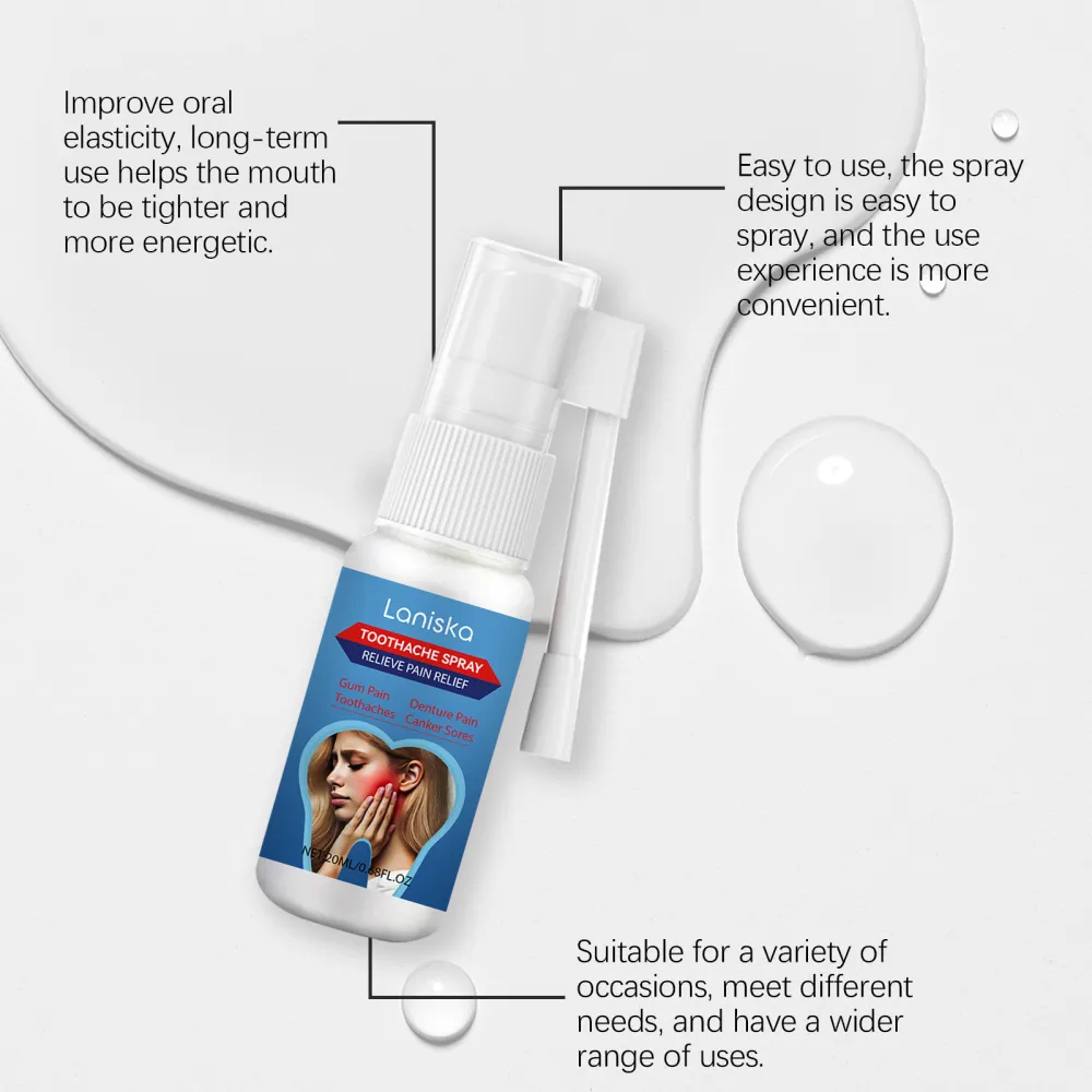 Gum Relief Spray Gentle Formula Soothes Discomfort & Protects Oral Health – On-the-Go Ease-CJ