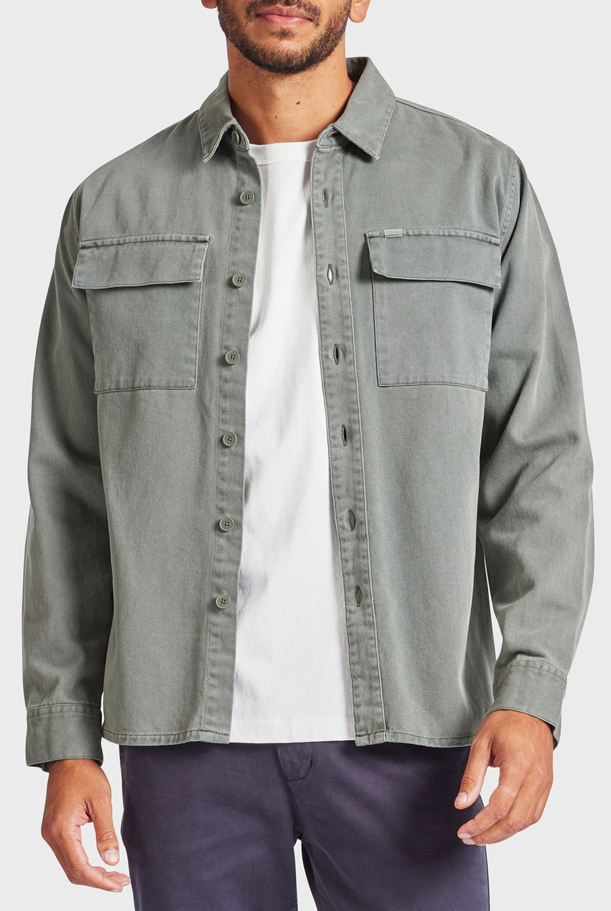 Essential Overshirt- Dutch blue