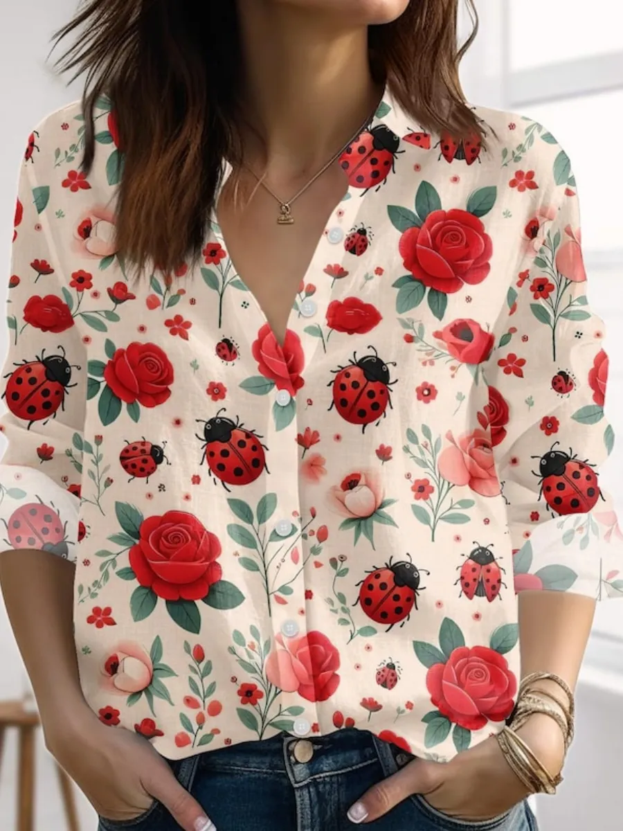 Ladybug and Rose Shirt