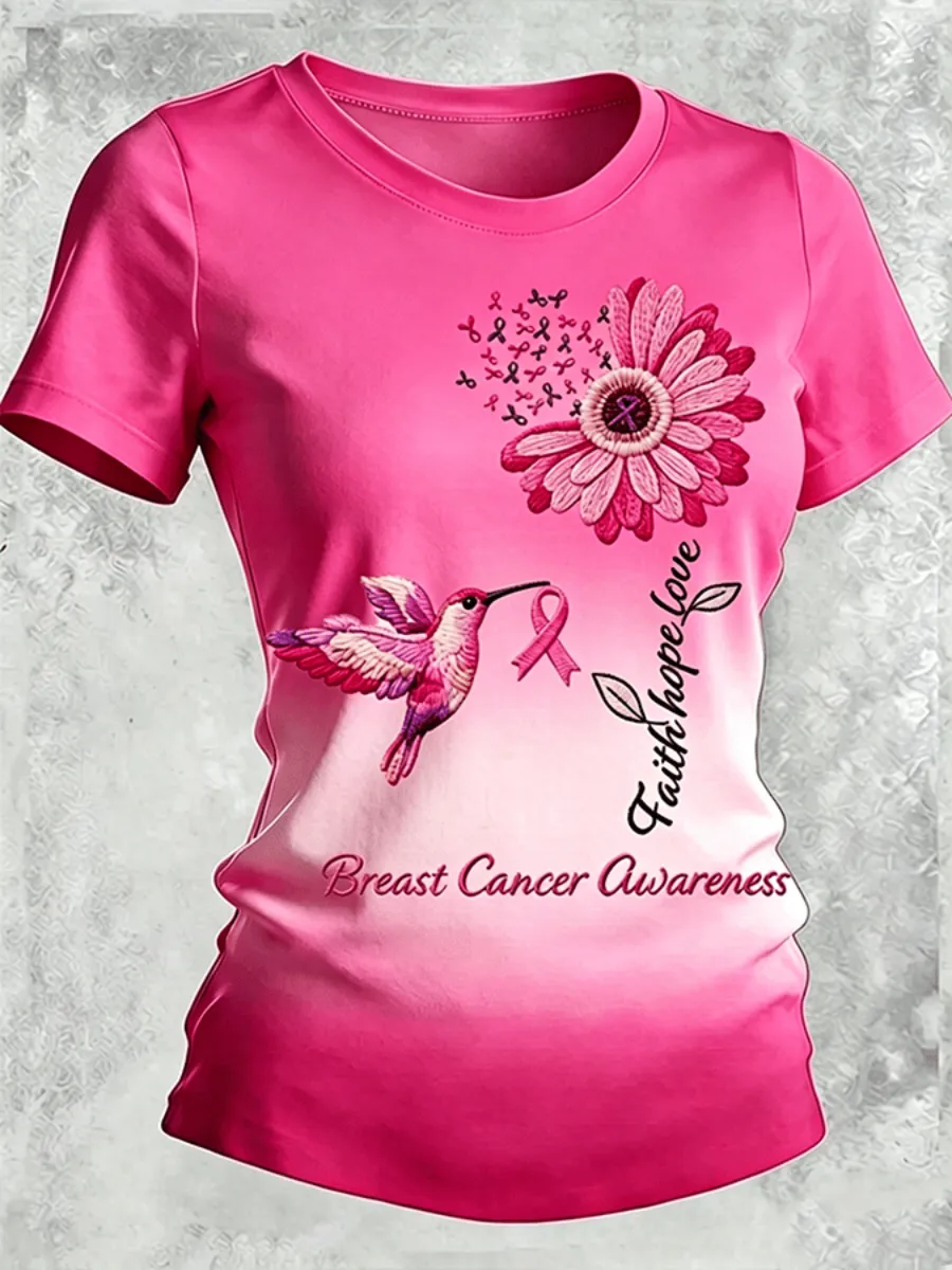 Women'S Breast Cancer Relatives Accompanying T-Shirt
