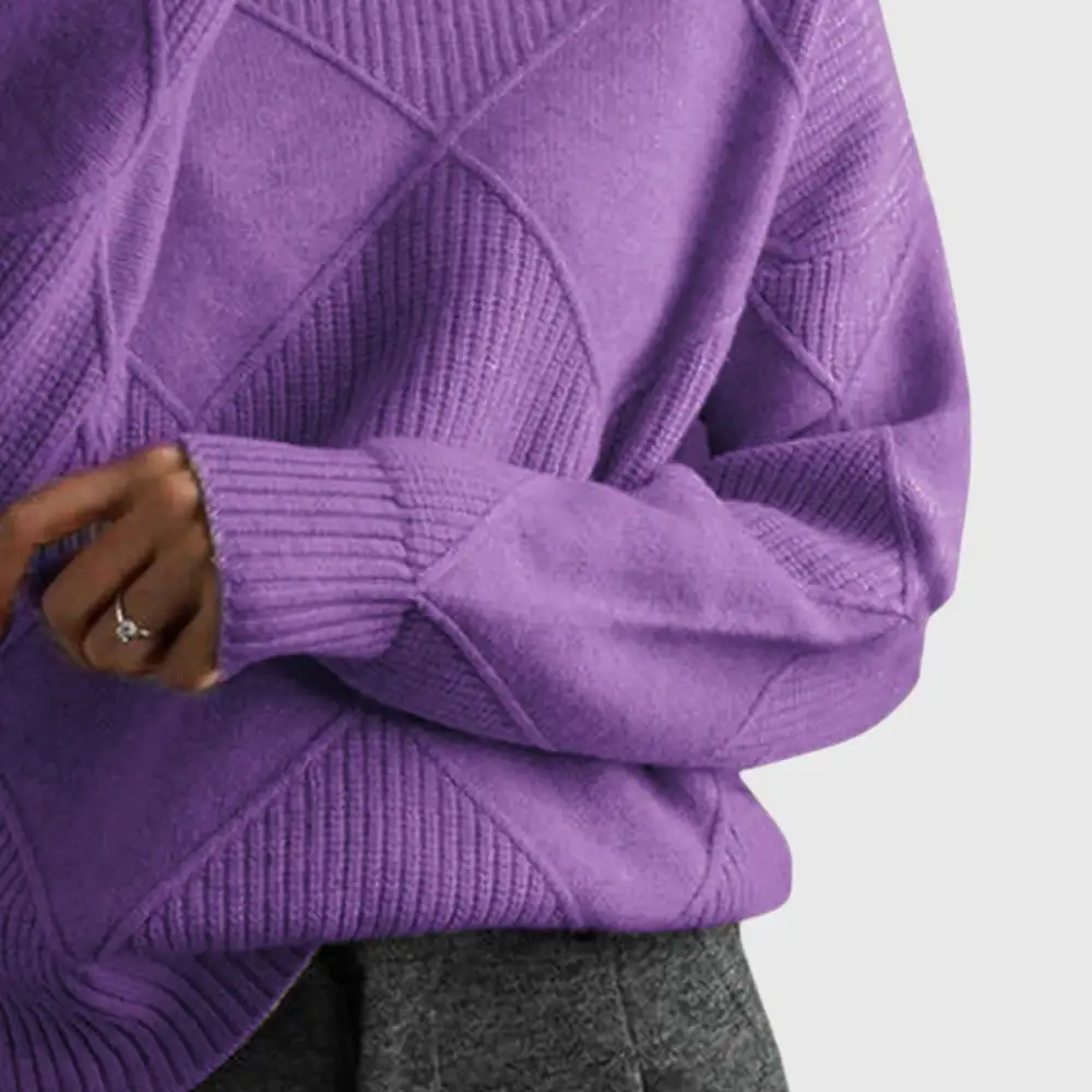 Classic Turtleneck Knit Sweater