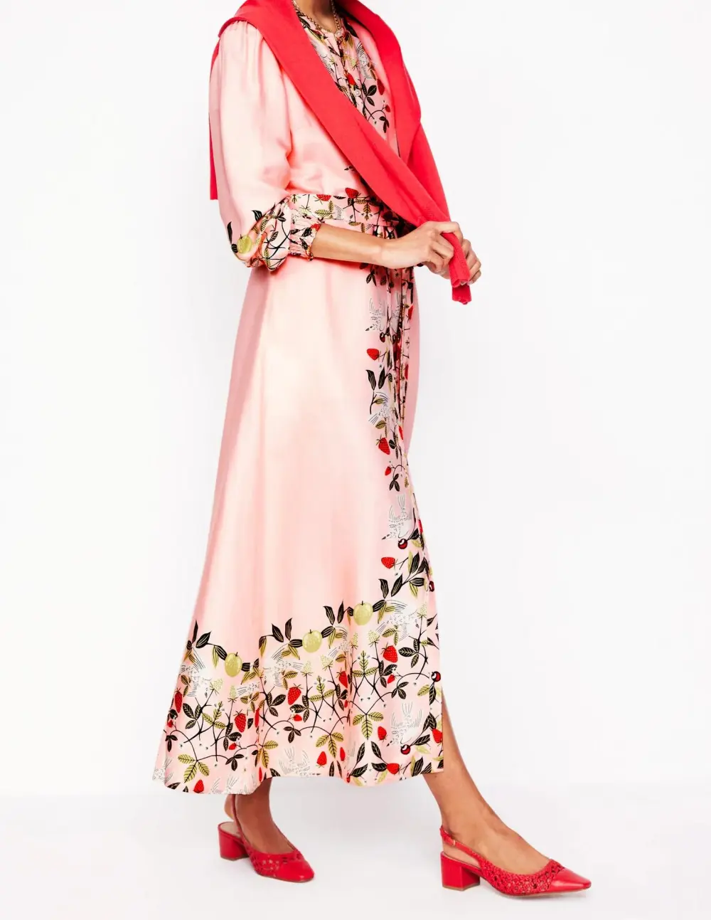 Ruby Collarless Shirt Dress