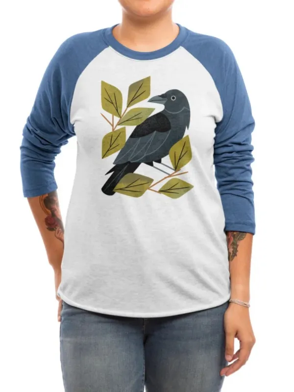 Minimal Crow Raglan Tee