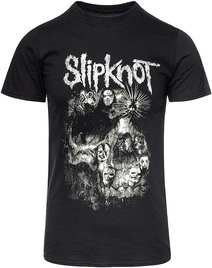 Men's Official Skull Group Printed Round Neck T-Shirt