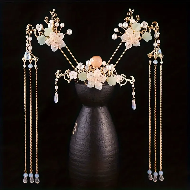 Elegant U-Shaped Ancient Hanfu Costume Hair