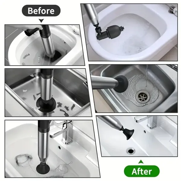 High Pressure Toilet Plunger