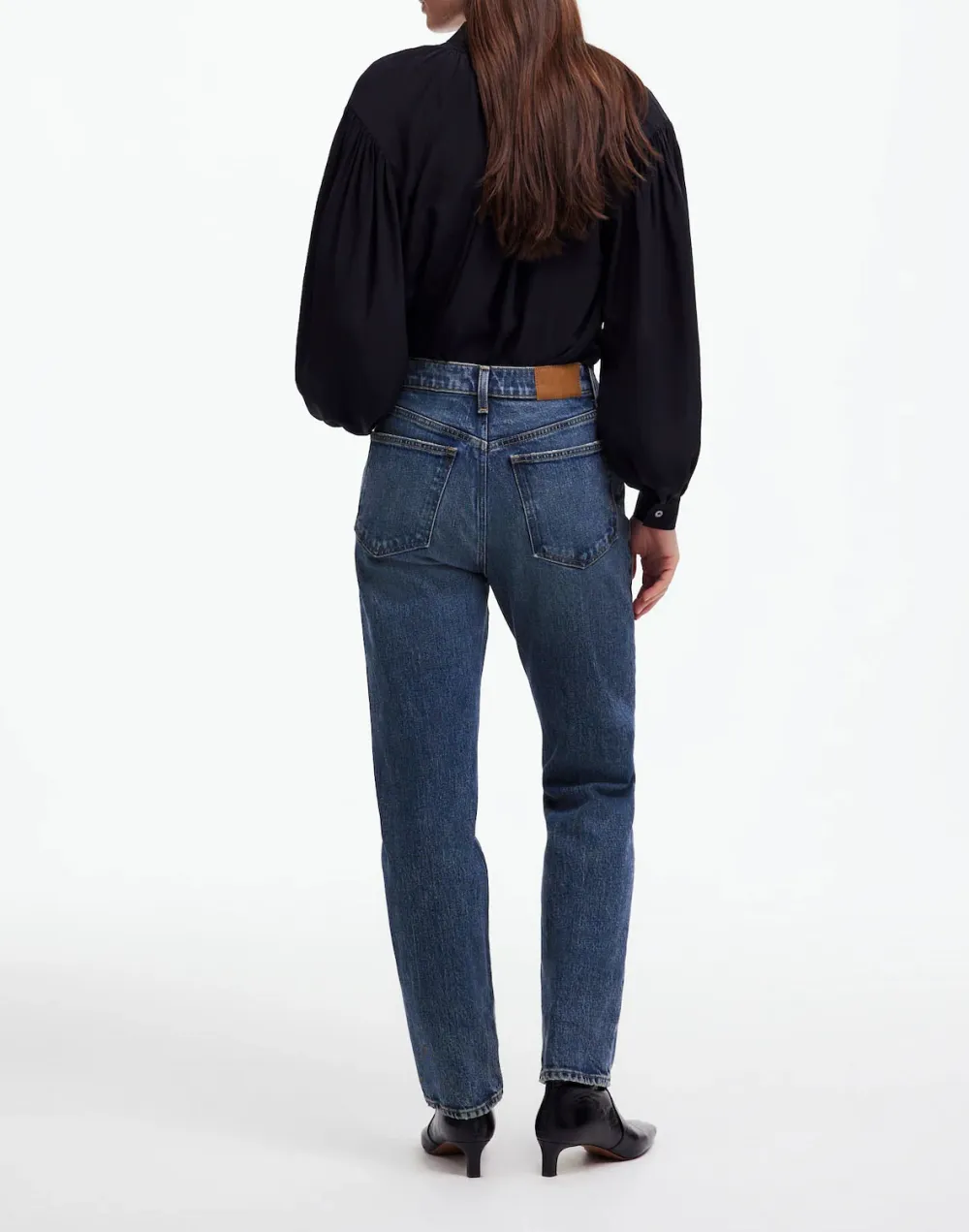 Concho Wash Straight Crop Jeans