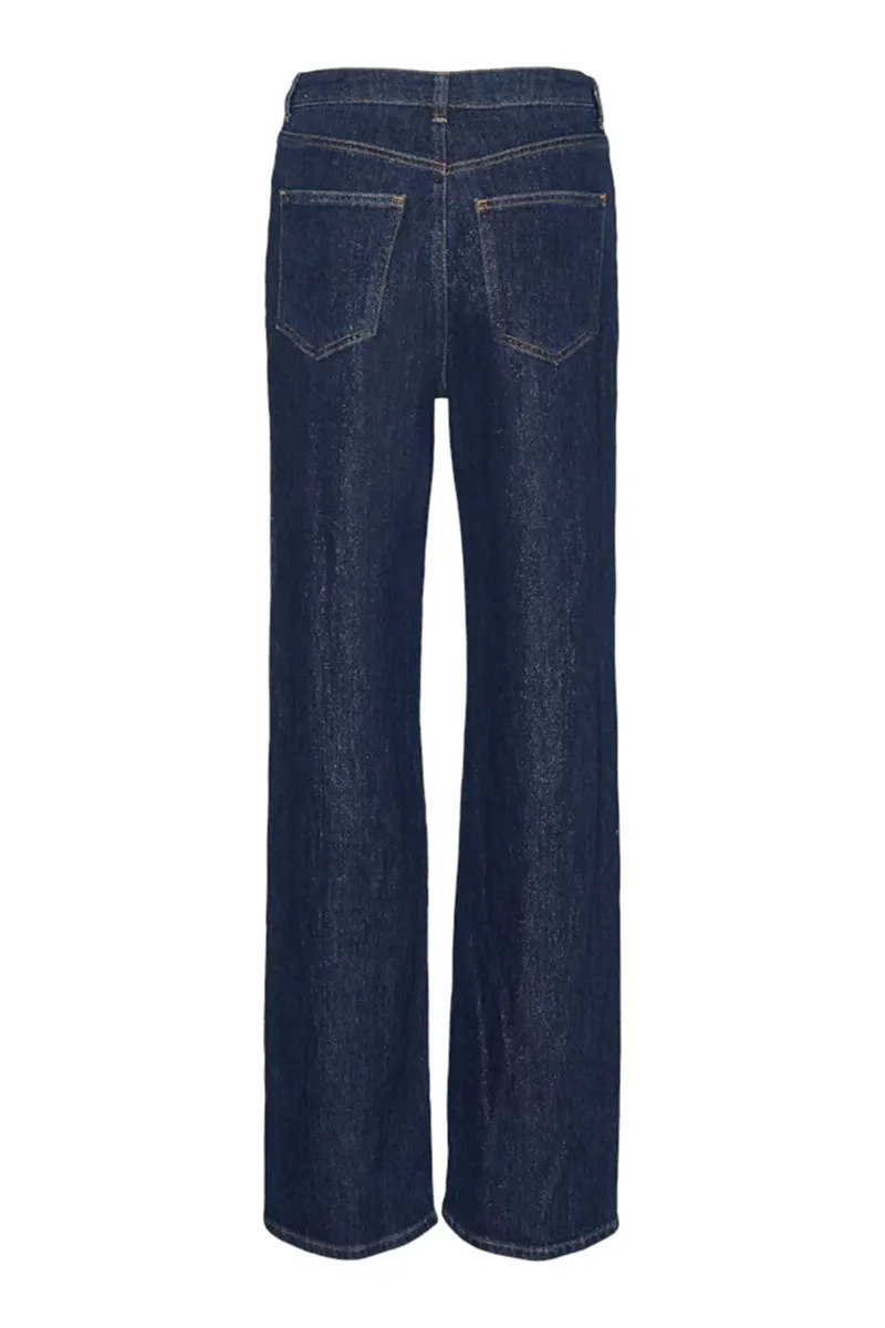 Fashion High Rise Wide Leg Jeans