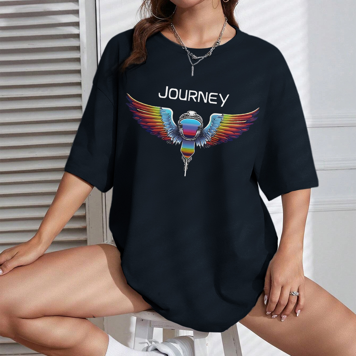 Crew Neck Daily Cotton T-Shirt