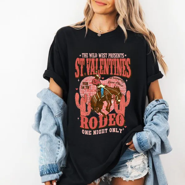 Wild West Rodeo Themed Printed T-Shirts