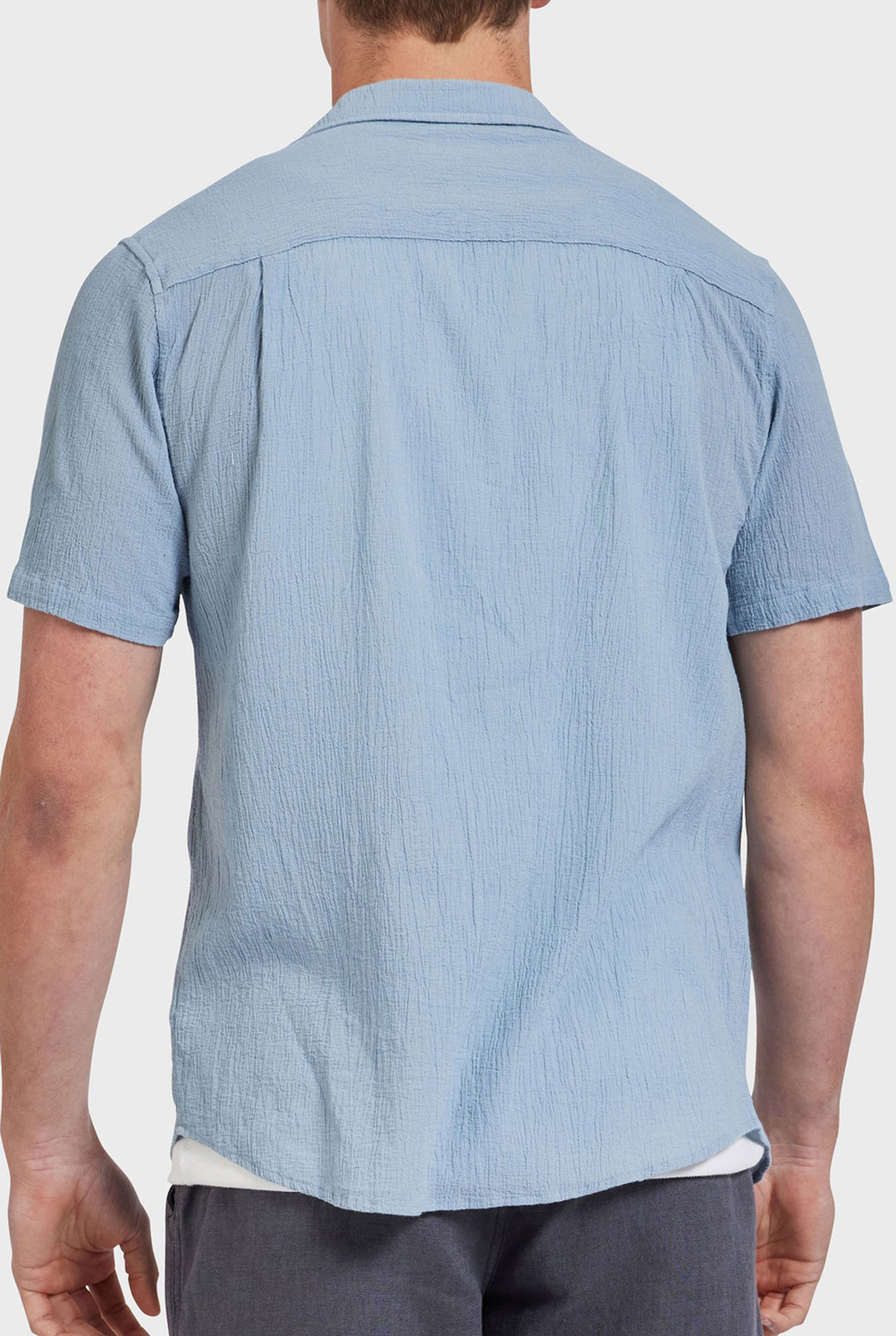 Bedford Short Sleeve Shirt- Peach