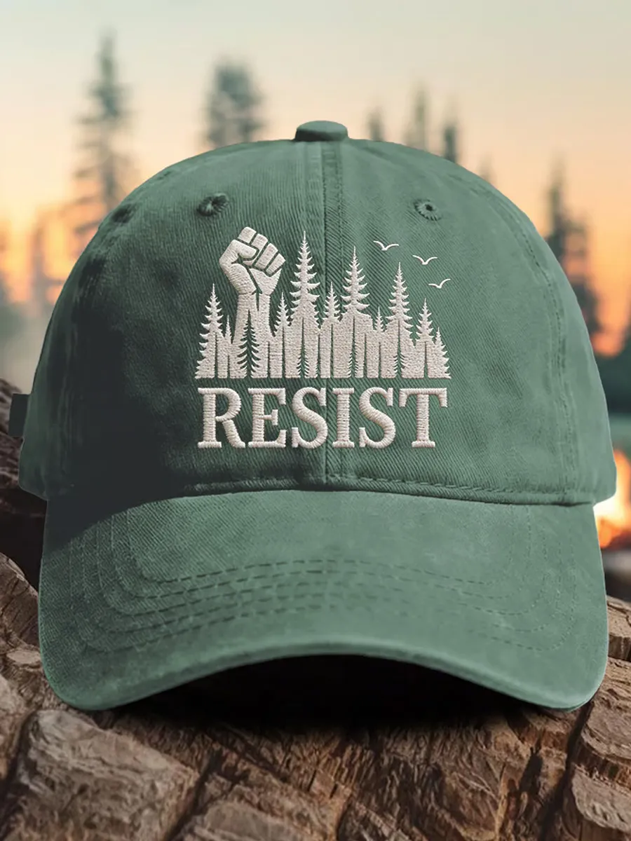 Unisex Resist Save The Forest Service Hat
