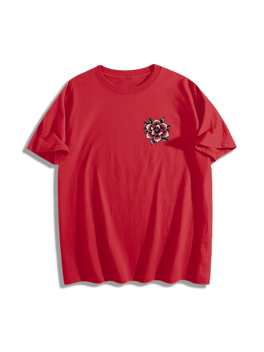 Floral Wave Design T-Shirts