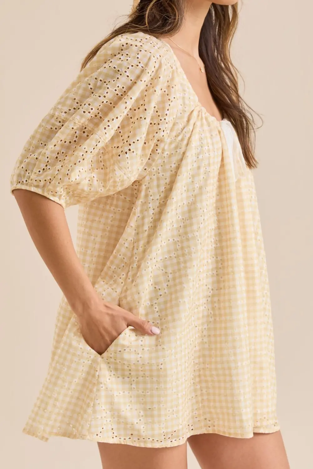 Gingham Romper