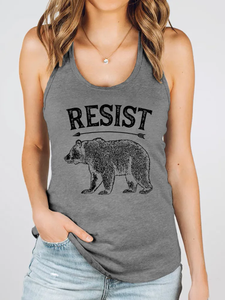 Women's Protect Our National Parks Round-Necked Sleeveless Vest