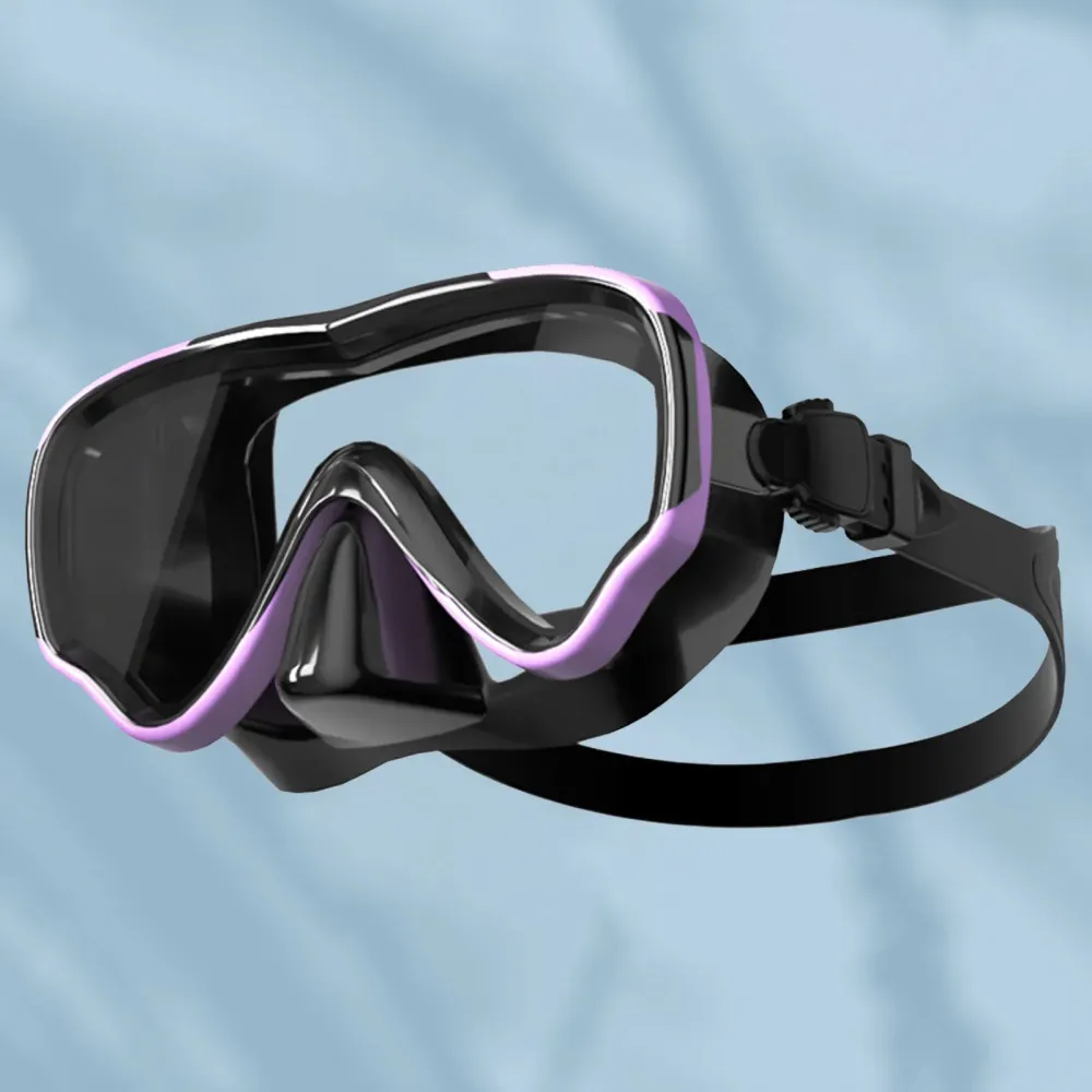 180° Wide-Angle Wide Field Of Vision Swimming Goggles With Nose Plugs
