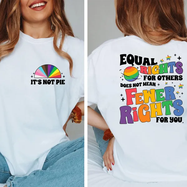 Women'S It'S Not Pie Round-Neck Short Sleeve T-Shirt