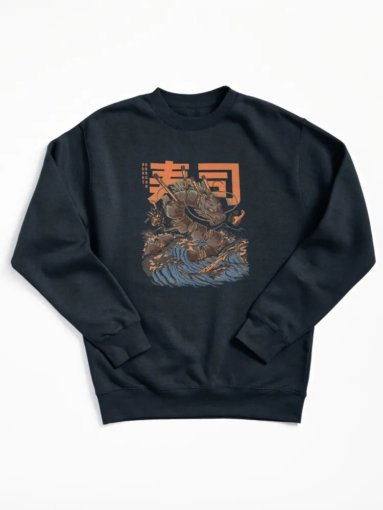 Great Sushi Dragon Pullover Sweatshirt