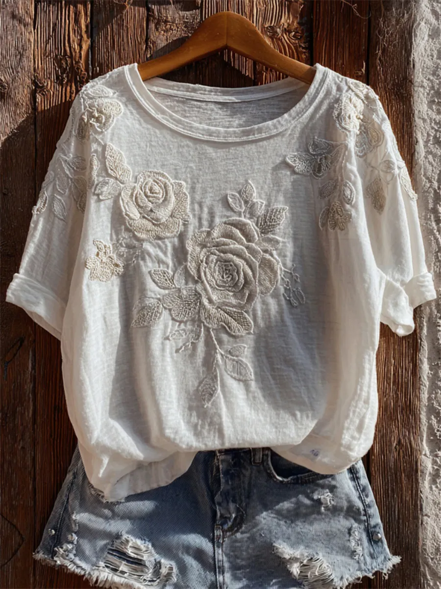 Vintage Floral Women's T-Shirt