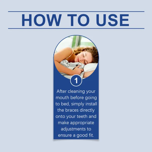 Oralhoe,Sleep anti-snoring mouthguard, comfortable design, cares for sleep quality, anti-snoring and choking mouthguard-$GO