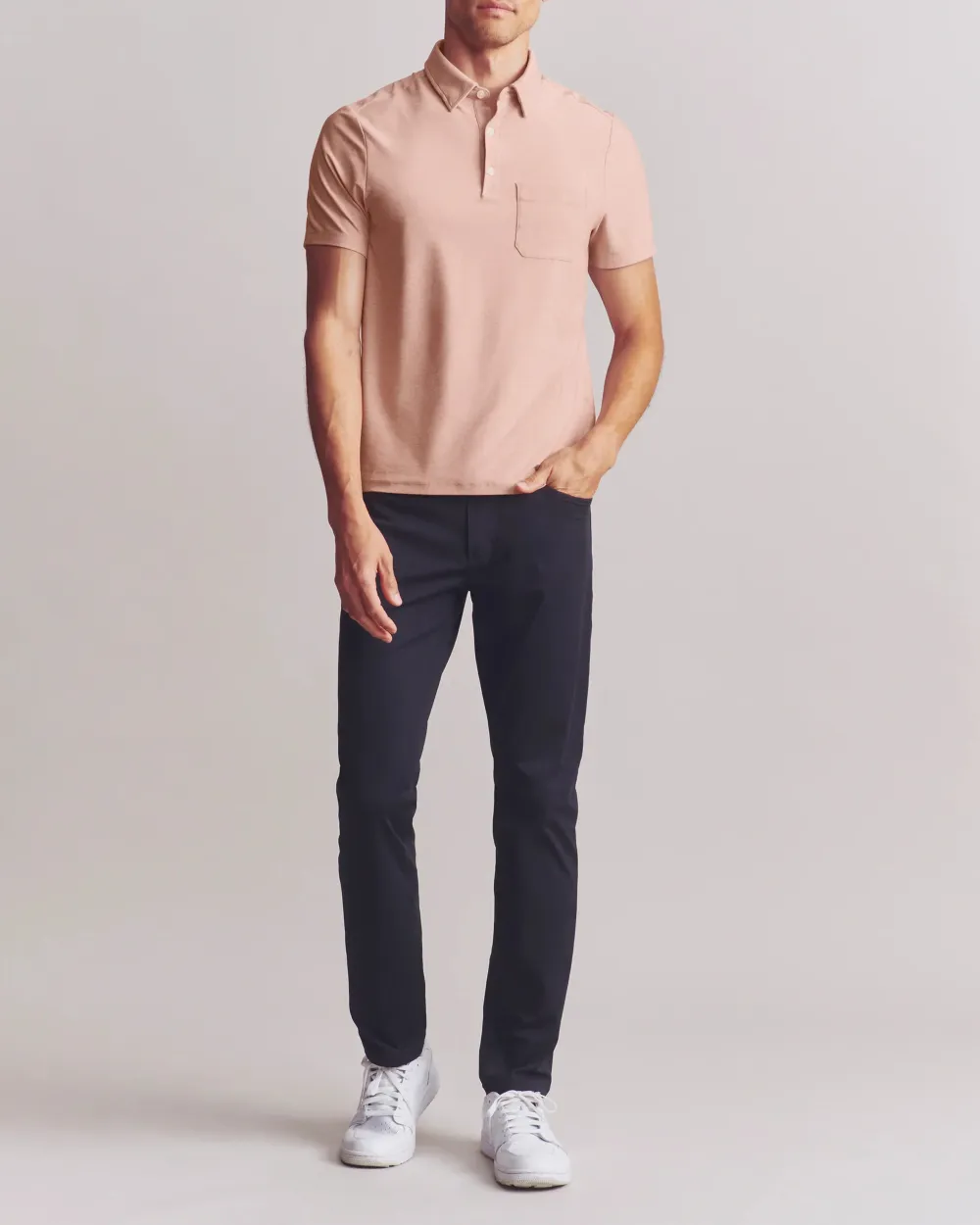 Men's Breathable Performance Polo Shirts