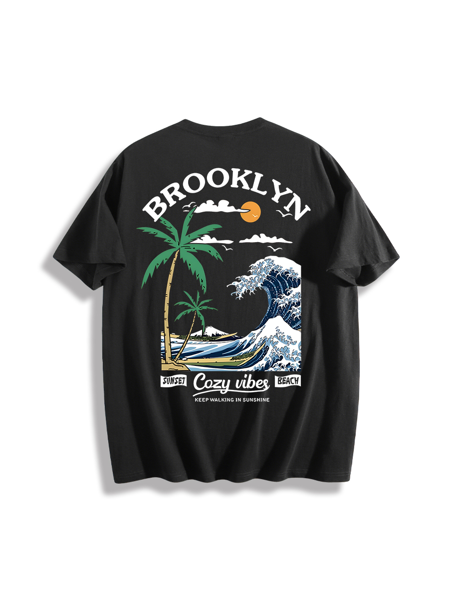 Coastal Brooklyn Inspired Graphic T-Shirt