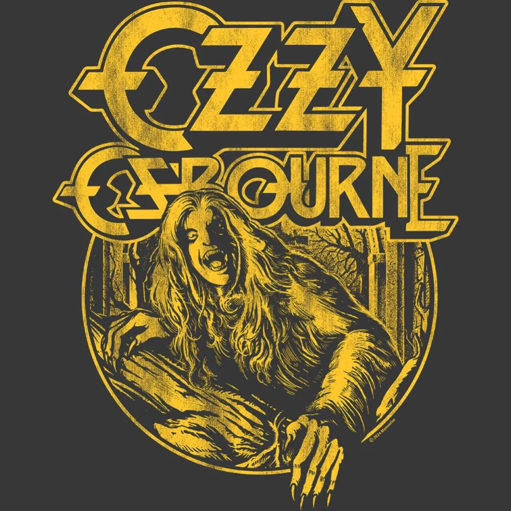 Premium Collection Ozzy Osbourne Bark at The Moon Adult Comfort Colors T Shirt Heavy Metal Band Tees