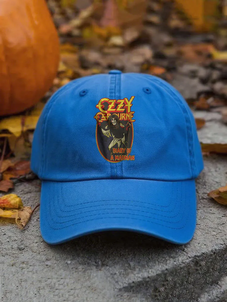 RetroCasual Style Print Baseball Cap