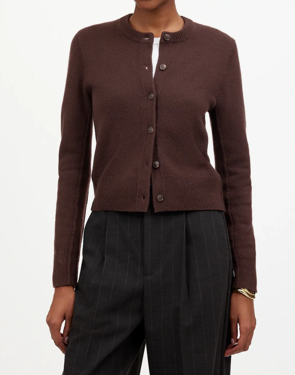 Cashmere Button-Front Cardigans