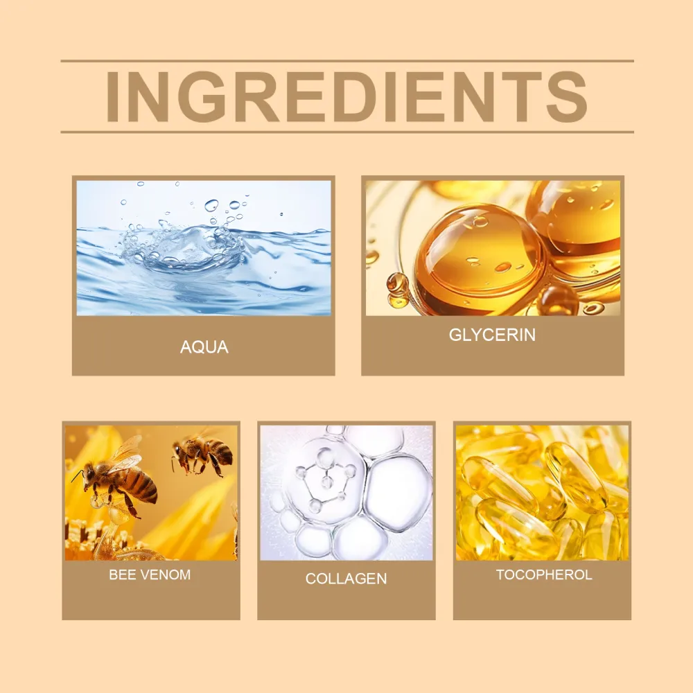 Bee venom eye firming gel improves eye bags, moisturizing, anti-wrinkle skin care and hydrating gel-S02