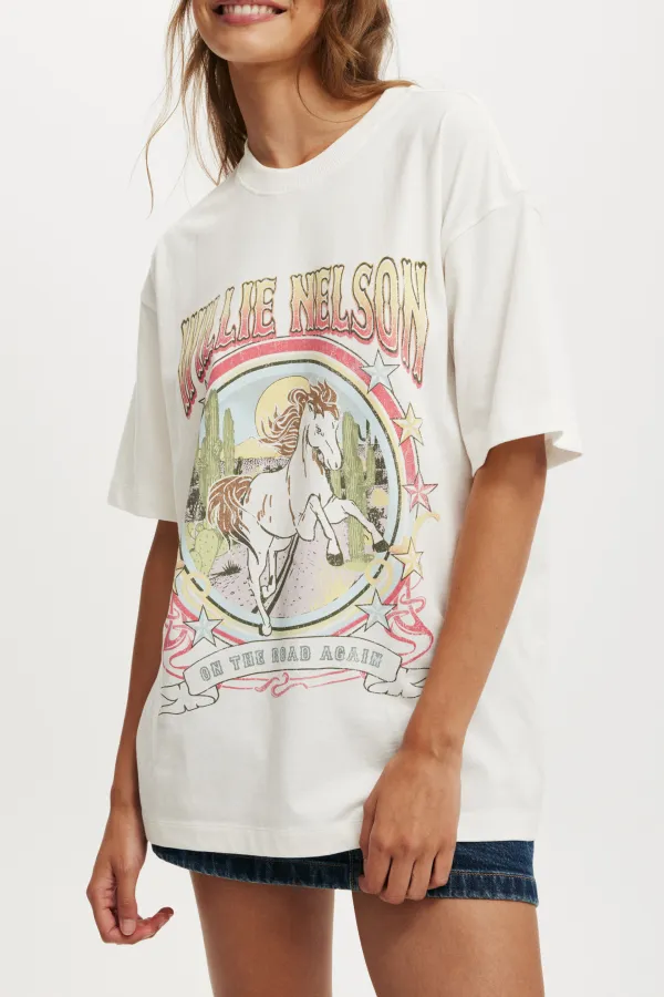 Retro Horse Print Half Sleeve T-Shirts