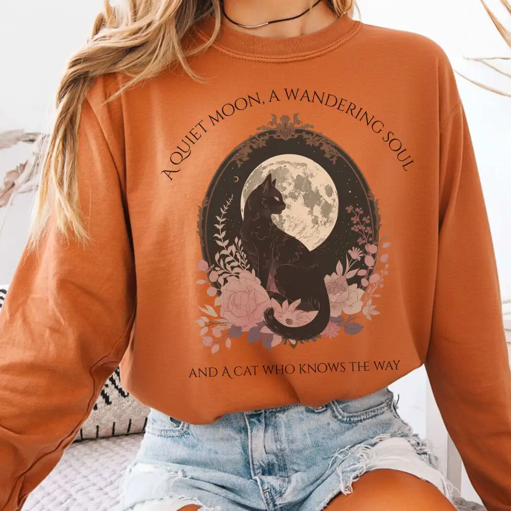 The Cat Who Knows The Way Long Sleeve Tee