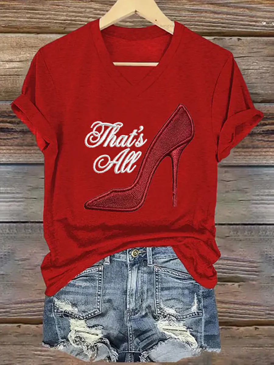 Women's Casual Print Short-Sleeve T-Shirt