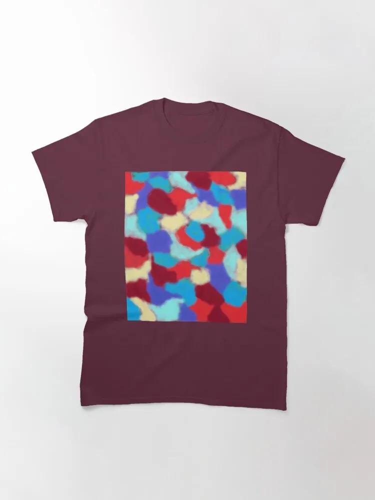Tye Dye Look Multi Color Classic T-Shirt