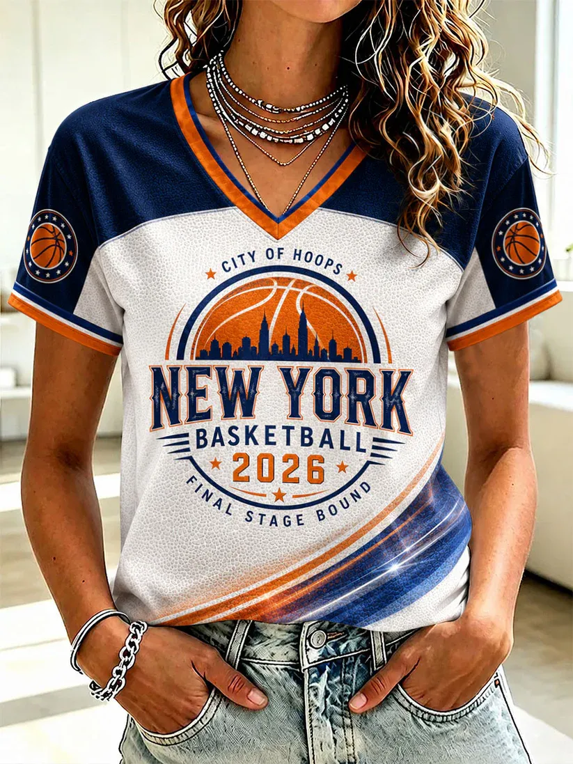 Men's Basketball Print T-shirt