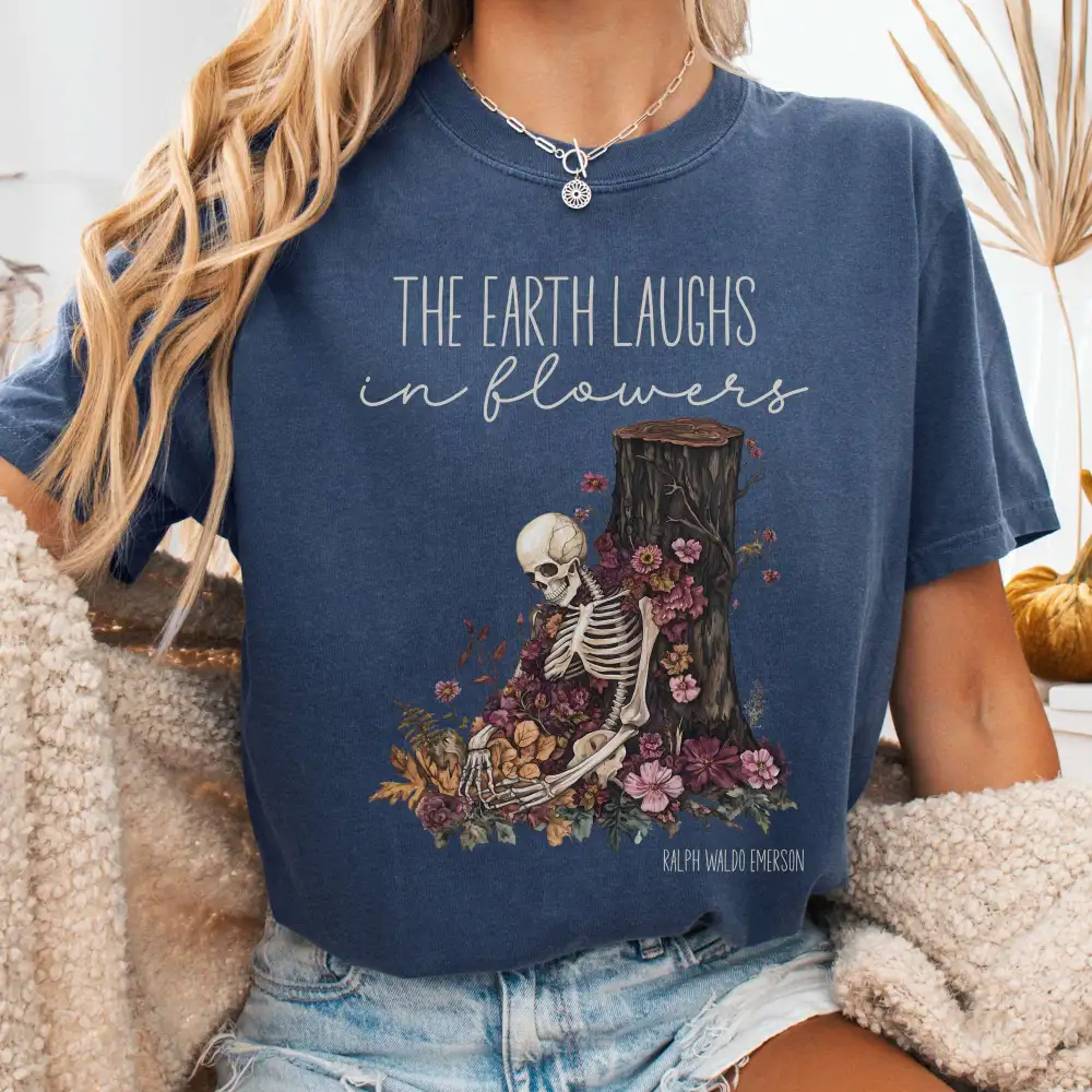 The Earth Laughs in Flowers Tee