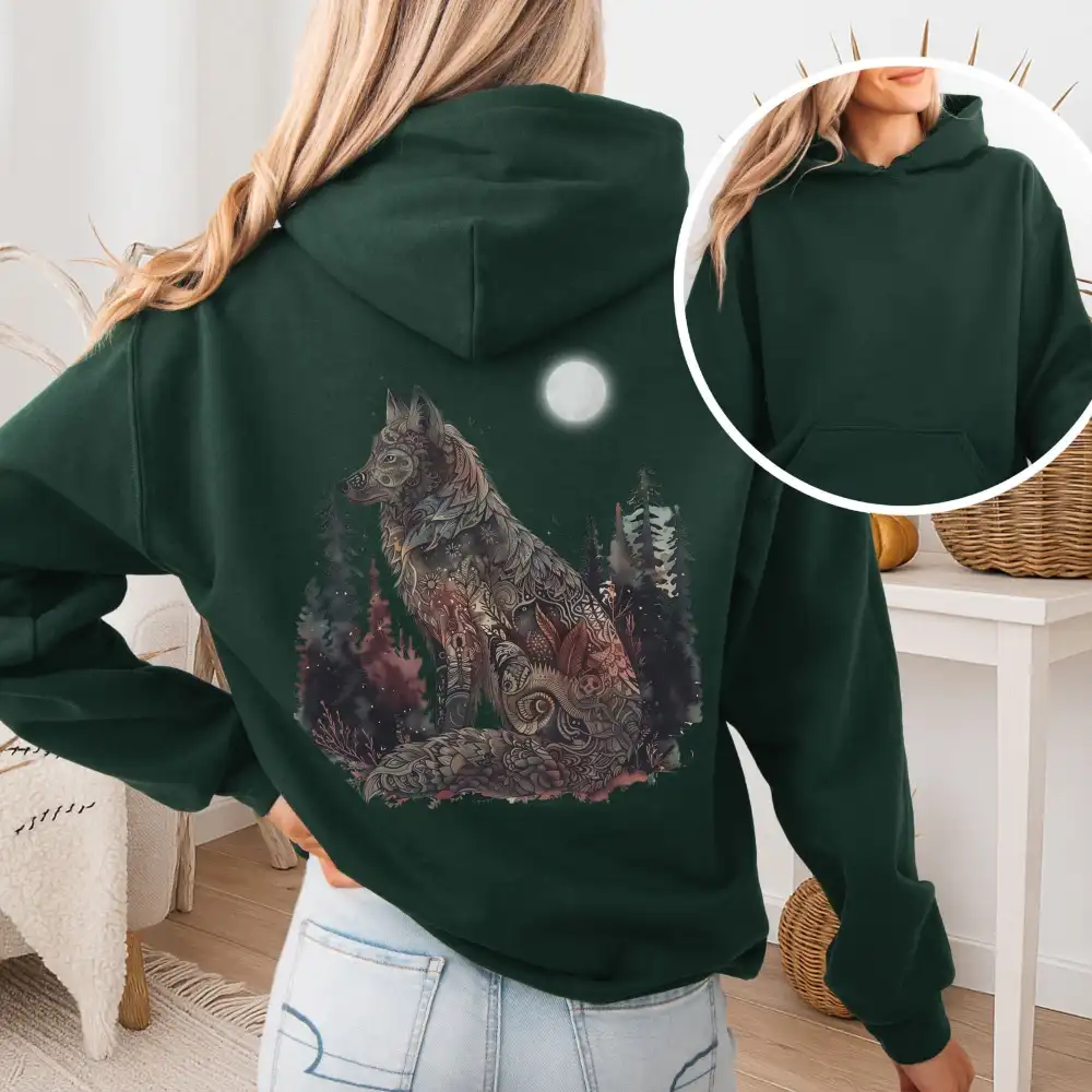 Nightfall Wolf Hoodie
