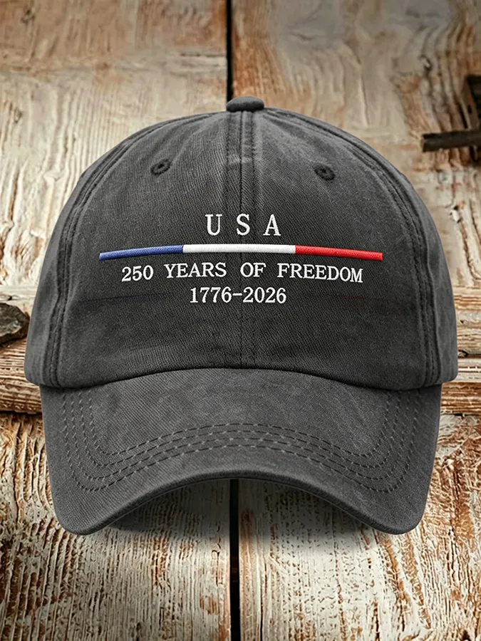 250Th Anniversary Embroidered Duck Tongue Hat In The United States