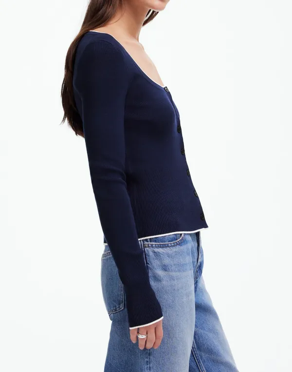 The Signature Knit Scoopneck Cardigans