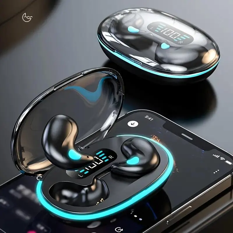 🔥Hot Sale 60% OFF🔥Thin Waterproof Earbuds for Small Ears: Comfortable for Sleep, Exercise - No Pressure, Low Delay, Long Life