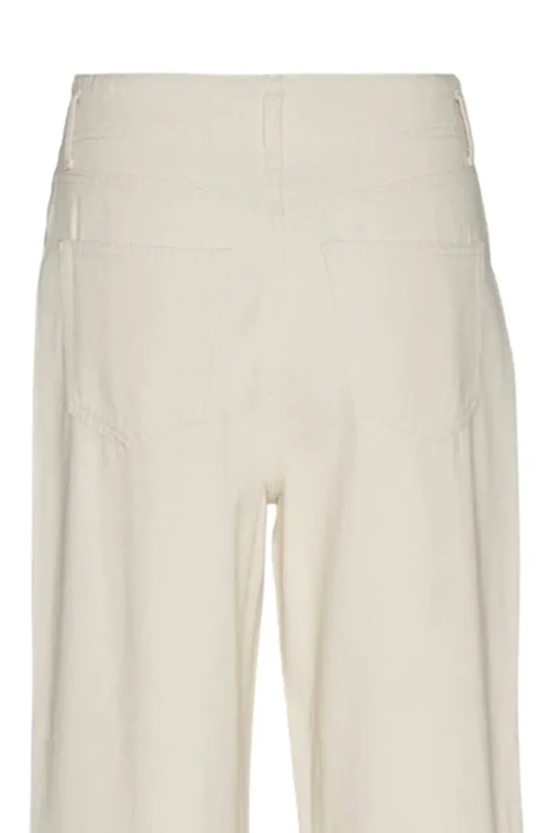 Straight Cut Wide Leg Trousers