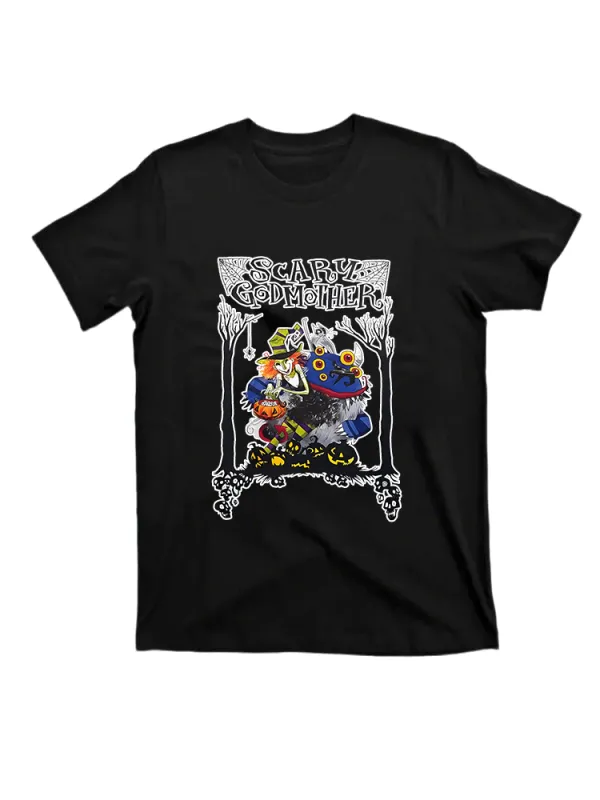 Unisex Halloween Crew Neck Short Sleeve T-Shirt