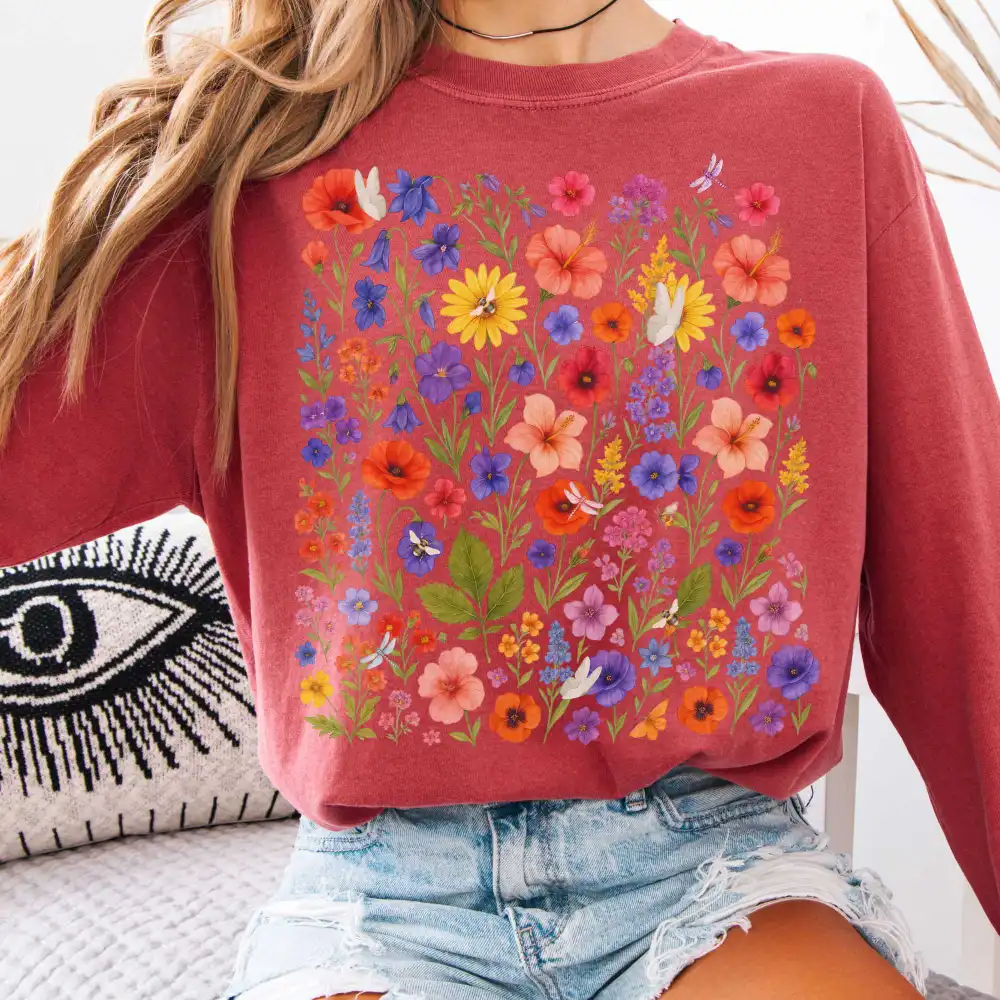 Wildflowers Long Sleeve Shirt