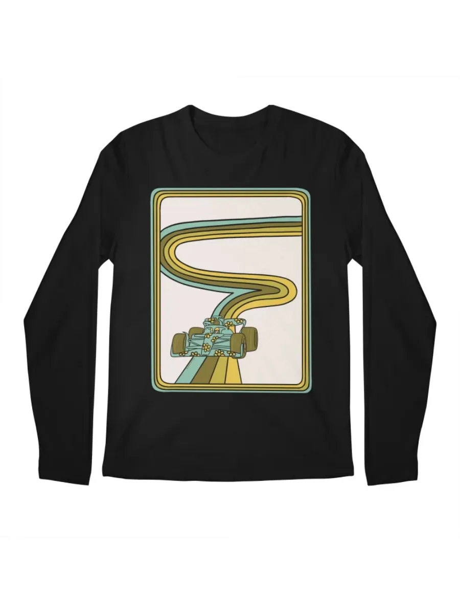 Retro Race Track Graphic T-Shirt