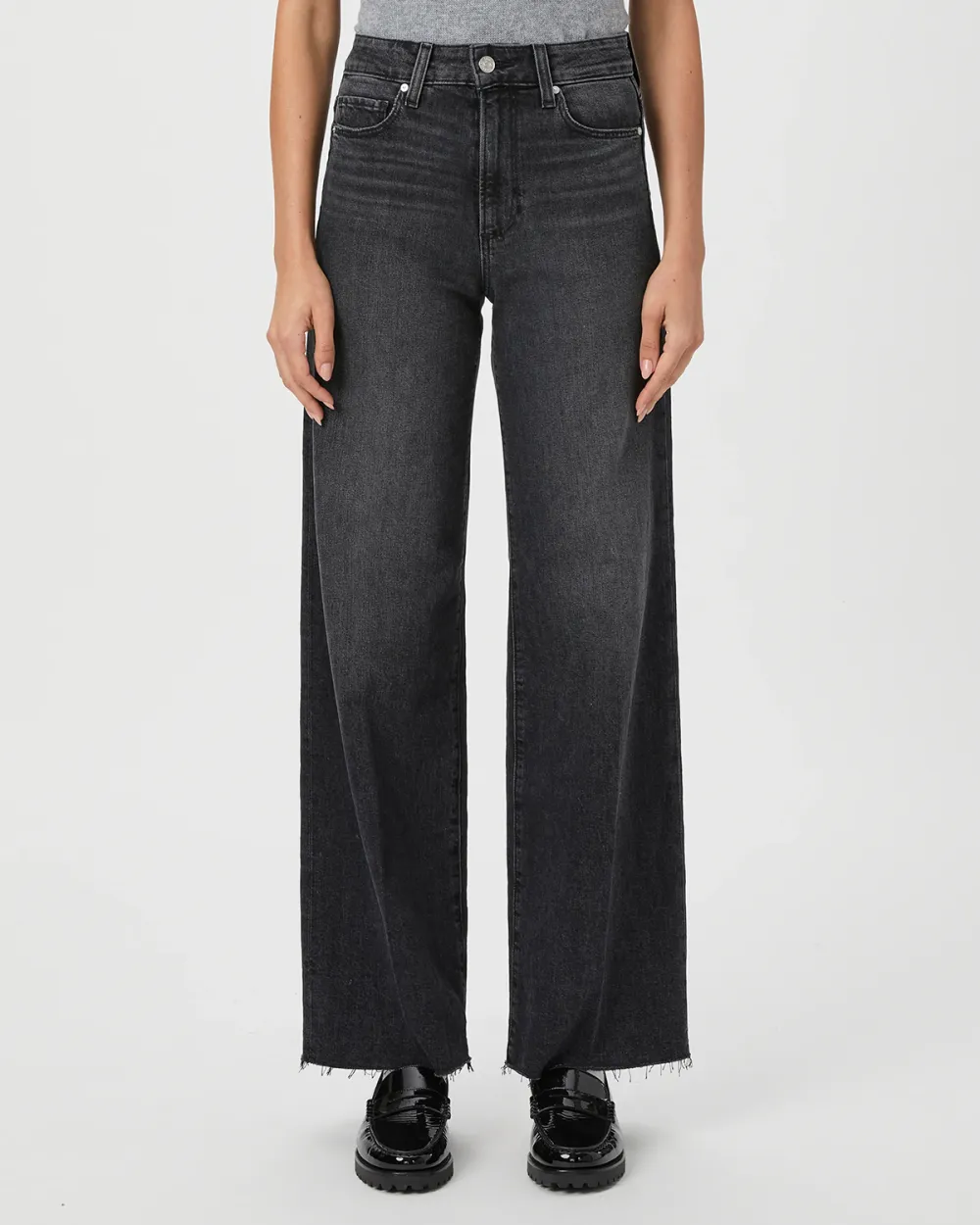 Dark Gray Flared Jeans